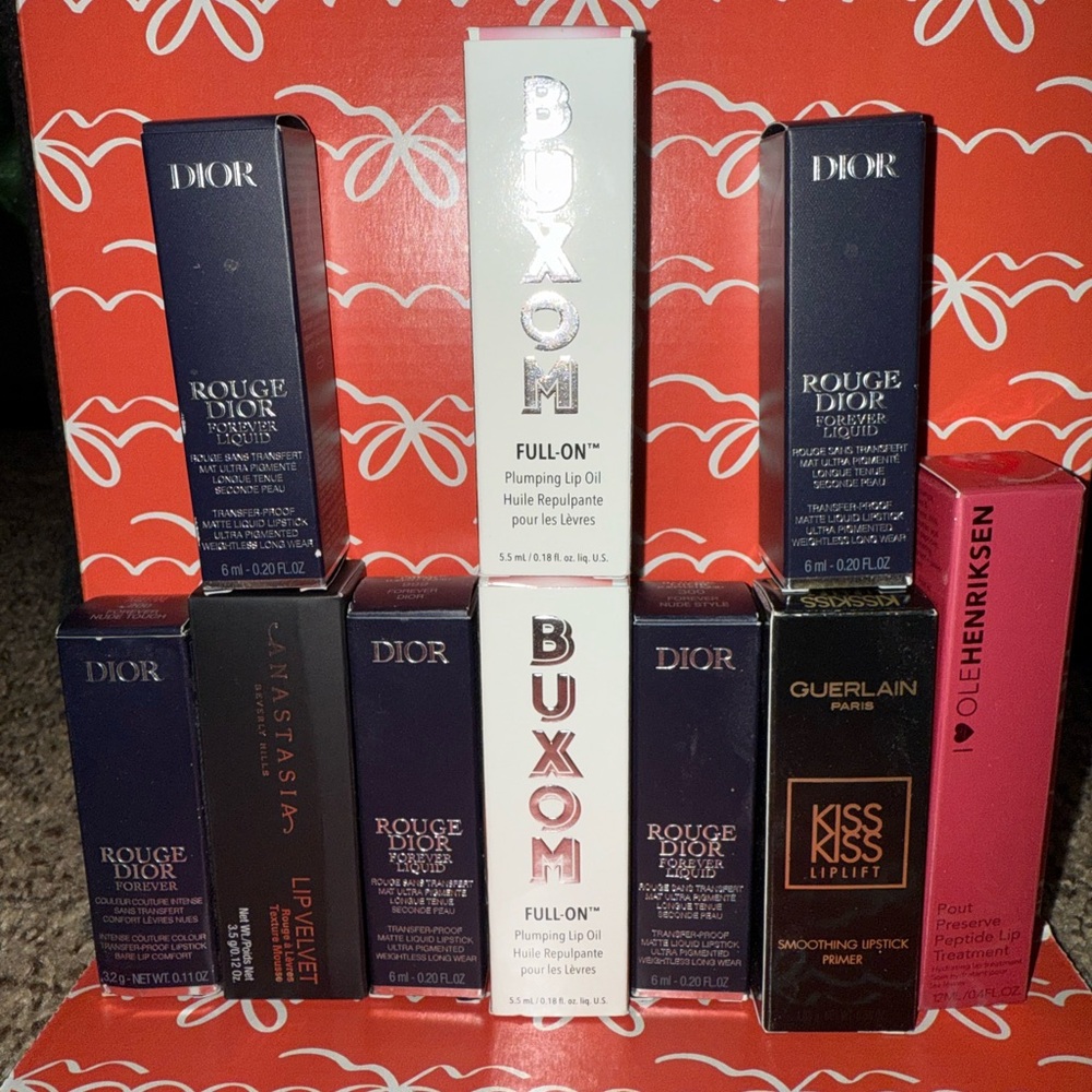 Designer Lipstick Bundle, Dior, Buxom, Guerlain, Anastasia,etc.All New, in Box - Picture 4 of 15